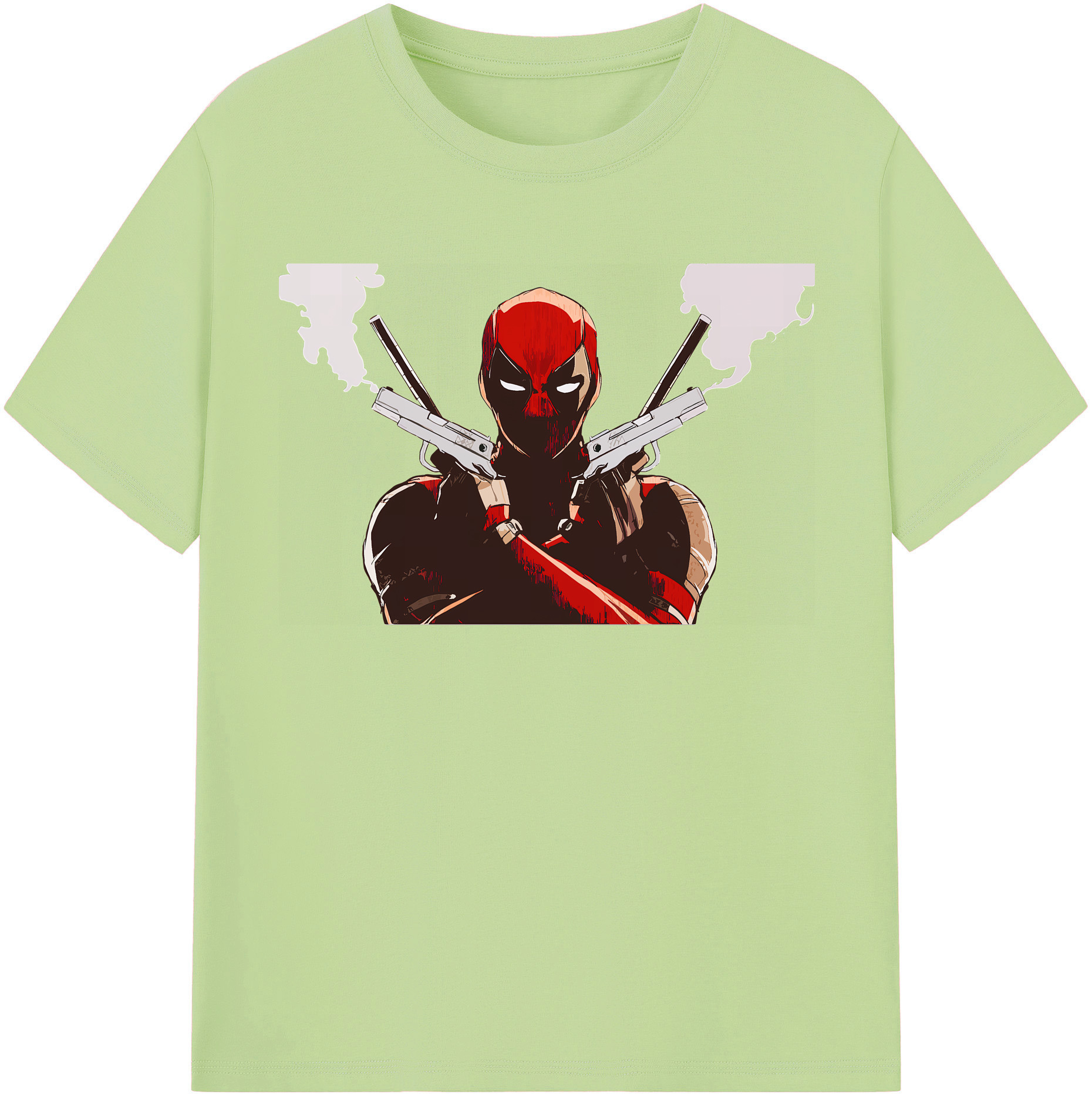 （画像用） Deadpool デッドプール 綿100％半袖Tシャツ（フロントプリント）